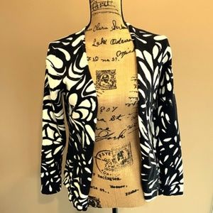 Chico black and white cardigan